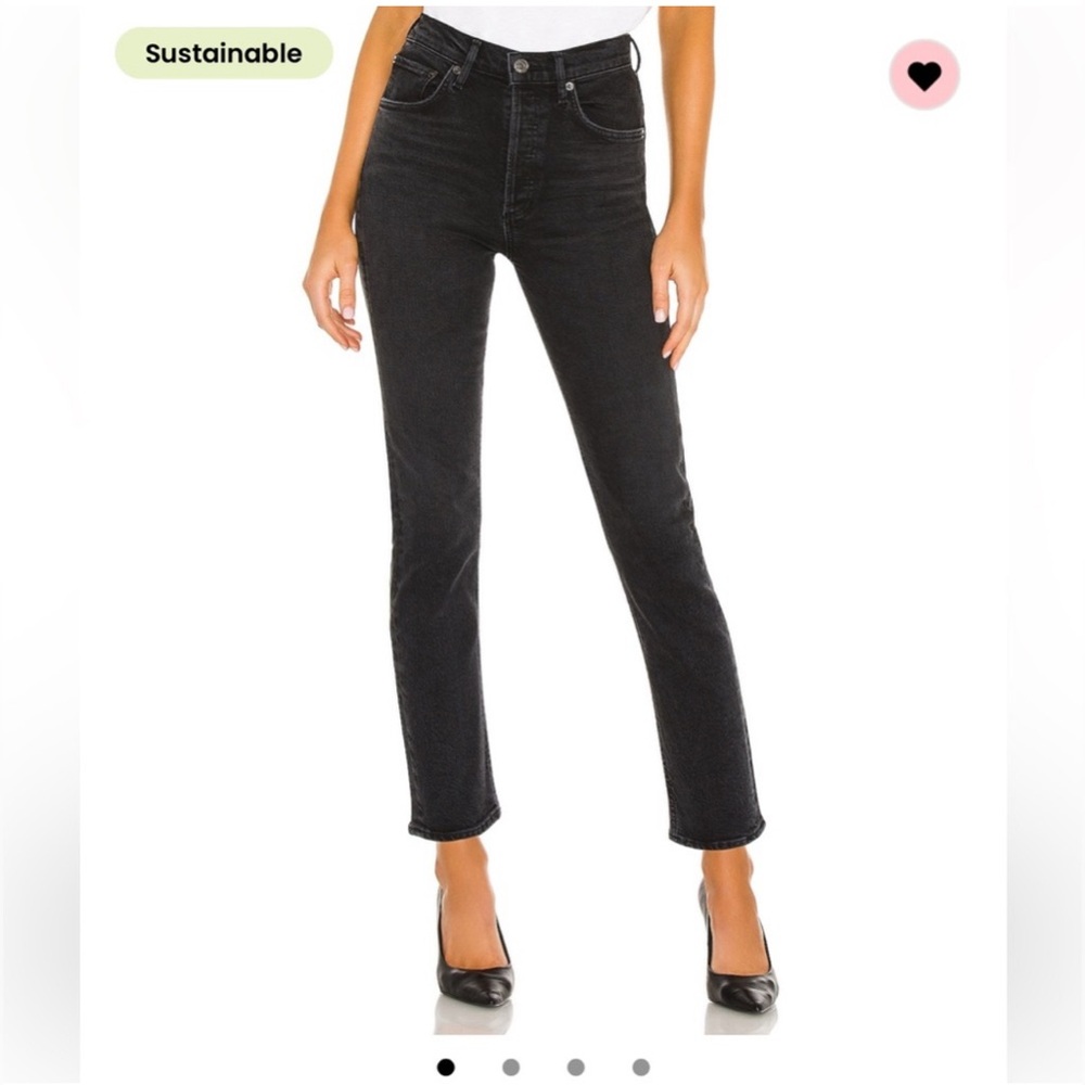 Agolde Riley crop jeans